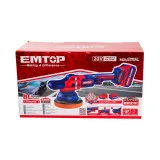 Машина полировальная аккумуляторная EMTOP, диск 150 мм, 20 В (ELAP20151)