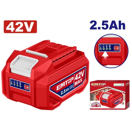 Аккумулятор EMTOP, 2.5Ач, 42V. (EBPK42251)