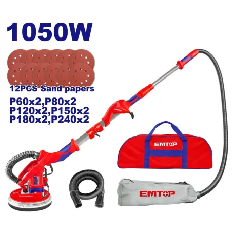 Шліфмашина для стін і стелі EMTOP EDSD10501