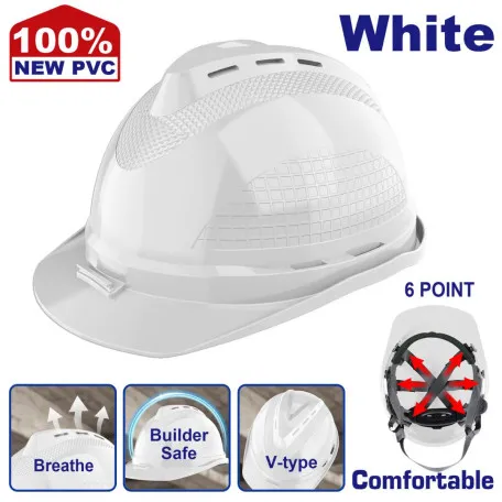 Каска защитная EMTOP, белая, 380 г, (ESHT0802)