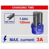 USB-кабель EMTOP EUCC02 S12 Type C-Type C