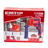 Дрель ударная, сетевая, EMTOP, 710Вт, 3000 об/мин. (EMDL0716)