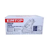 Пила торцовочная EMTOP, 1800 Вт, 305 мм х 30 мм, 58 мм (EMTSW218002)