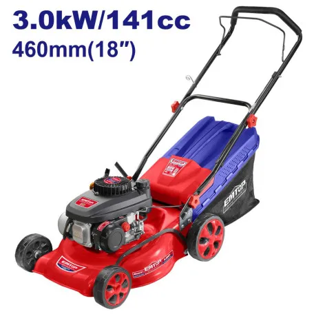 Газонокосилка бензиновая EMTOP, 3.0 кВт (4 к.с.), ручний (EGLMM181410)