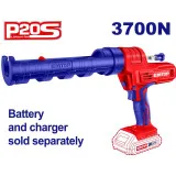 Пистолет для герметика аккумуляторный EMTOP, 3700Н, 20V. (без АКБ и ЗУ) (ELCG2001)