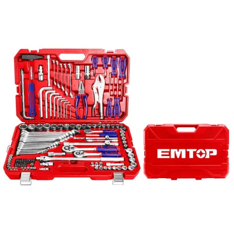 Набор инструментов EMTOP, 142 шт (EHTS01421)