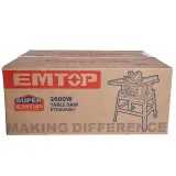 Станок распиловочный EMTOP, 2600 Вт, 254 x 25,4 мм, 643 x 549 мм (ETSW26001)