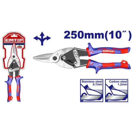Ножницы по металлу EMTOP, 250 мм (10 дюймов) (EASP1041)