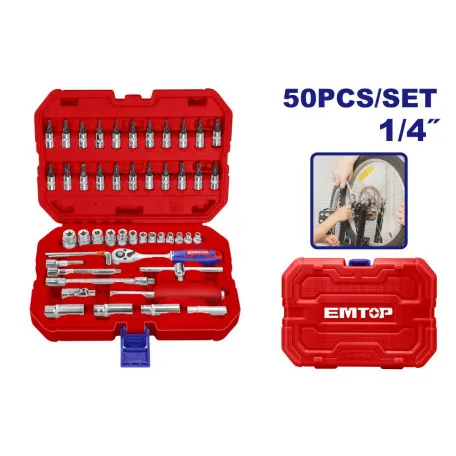 Набор инструментов EMTOP, 50 шт (ESKT14501)