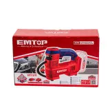 Компресор автомобільний акумуляторний EMTOP, 11 бар, 20V, 35л/хв. (без АКБ та ЗП) (ELAC2012)