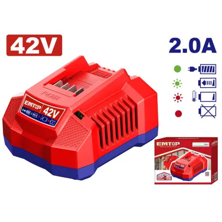 Зарядное устройство EMTOP, 42V/2Ач. (EFCR42021)