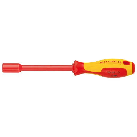 Торцевой ключ с ручкой как у отвертки Knipex, 10,0х125 мм (98 03 10)