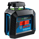 Лазерный нивелир Bosch GLL 2-20 G Professional с держателем, потолочным креплением и 4 батарейками (0601065000)