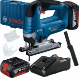 Лобзик аккумуляторный Bosch Professional GST 185-LI с 2 АКБ GBA 18 В 4,0 Ач и ЗУ GAL 18V-40 в кейсе (06015B3024)