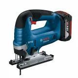 Лобзик аккумуляторный Bosch Professional GST 185-LI с 2 АКБ GBA 18 В 4,0 Ач и ЗУ GAL 18V-40 в кейсе (06015B3024)