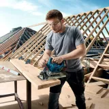 Пила циркулярная аккумуляторная Bosch Professional GKS 185-LI, без АКБ и ЗУ, 18 В, Ø165 мм, пропил до 57 мм (06016C1221)