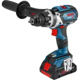 Дрель-шуруповерт аккумуляторный Bosch Professional GSR 180-Li с 2 АКБ GBA 18V 2,0 Ач, ЗУ GAL 18V-20, набором бит и сверл, 54 Н·м (06019F810A)