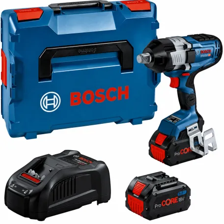 Ударный бесщеточный гайковерт GDS 18V-1600 HC, 1600 Н·м, 2×8,0 Ач (06019M1002)
