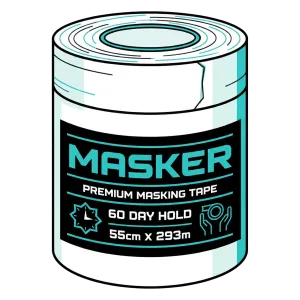 Blue Dolphin Masker Washi