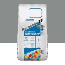 Цементний розчин Mapei KERACOLOR FF №112, для швів до 6 мм, сірий, 2 кг (5051122)
