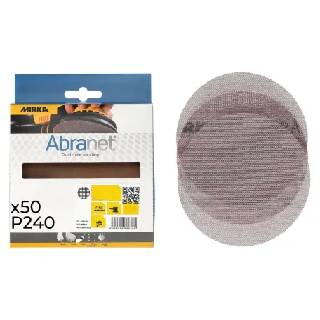 Шлифовальный круг Mirka Abranet D125/Р240, 50 шт/уп. (5423205025)