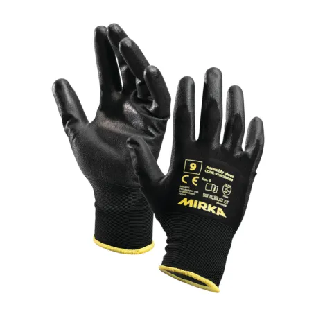 Монтажные перчатки Mirka Nylon с PU покрытием, размер 9, 1 пара (9190260009-1)