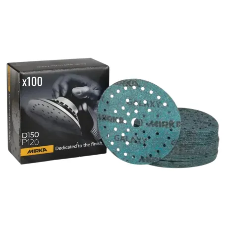 Шлифовальный круг Mirka Galaxy, 150 мм, P120, 100 шт/уп (FY6M109912)