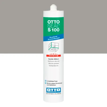 Силиконовый герметик OTTOSEAL S100 C8679 манхэттен матовый, 300 мл (1392300000043)