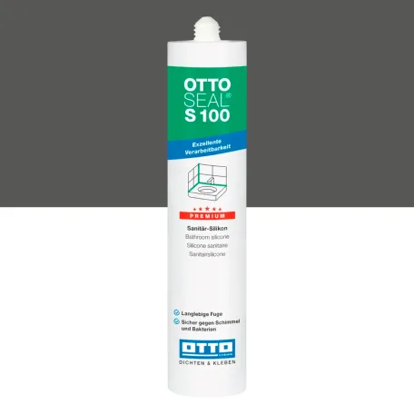 Силіконовий герметик OTTOSEAL S100 C8683 антрацит матовий, 300 мл (1392300000067)