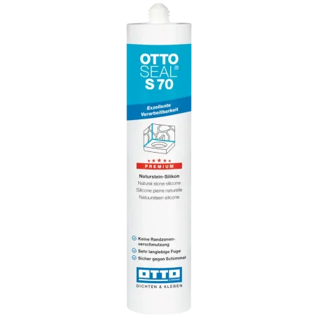 Силиконовый герметик OTTOSEAL S70 C01 белый, 310 мл (1901400000001)