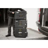 Ящик для инструмента ToughBuilt StackTech Rolling Locking Box с 3-мя выдвижными ящиками (TB-B1-D-R93)