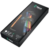 Набор Г-образных ключей WERA, 950/9 Hex-Plus Multicolour HF 1, метрических, с фиксирующей функцией (05022210001)