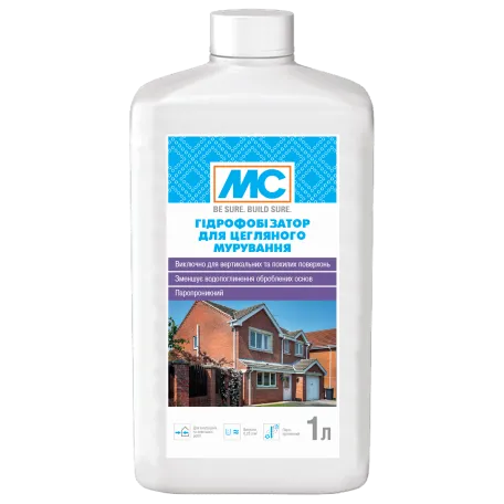 Гідрофобізатор MC-Bauchemie для цегляного мурування 1 л (MC-GID-1)