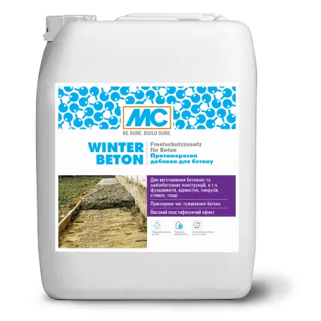 Протиморозна добавка для бетону MC-Bauchemie Winter Beton каністра 1 л (MC-WINBE-01)