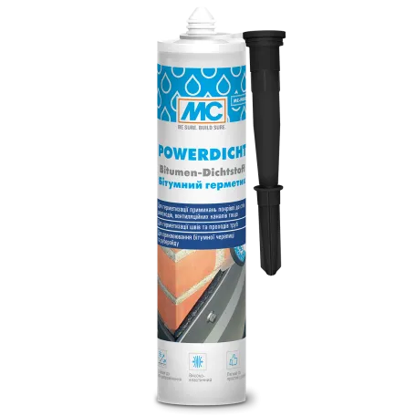 Бітумний герметик, 300 мл MC-Bauchemie POWERDICHT (MC-PD-1)