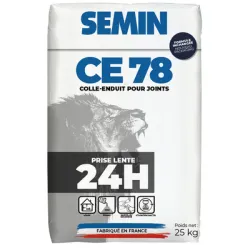 Шпаклівка для швів гіпсокартону Semin CE 78 LENT, 25 кг (94433)