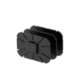 Кронштейн с клеем для крепления налобного фонаря к каске Scangrip Adhesive Mounting Bases (03.5798)