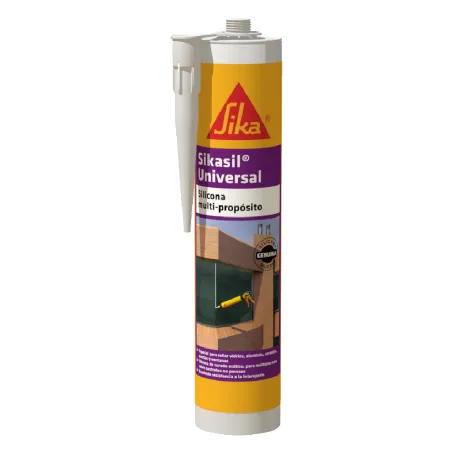 Силиконовый герметик белый Sika Sikasil Universal, 280 мл (107370)