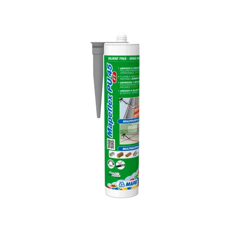 Полиуретановый клей-герметик Mapei Mapeflex PU 45 FT № 100, белый, 300 мл (PUFT100)