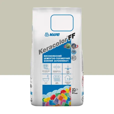Цементний розчин Mapei KERACOLOR FF №137, для швів до 6 мм, карибський, 2 кг (5051372)