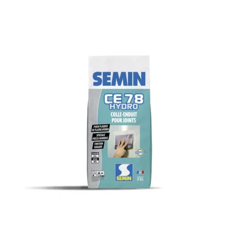 Влагостойкая шпатлевка для швов SEMIN HYDRO CE 78, 5 кг (102165)