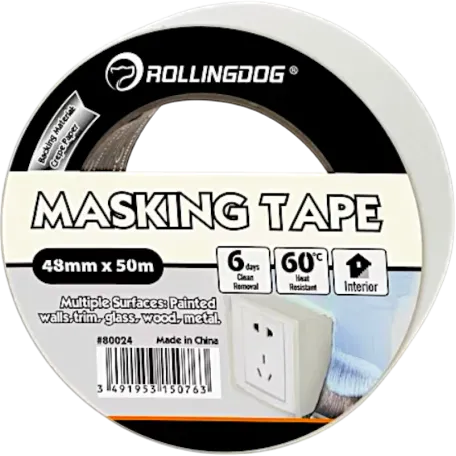 Малярна стрічка Rollingdog Masking Tape 48мм х 50м (80024)