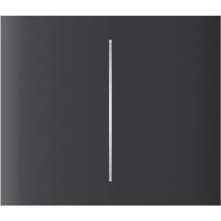 Центральна кнопка для двоклавішного вимикача Ajax CenterButton (2-gang) vertical Graphite (83445.140.GP)