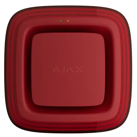 Беспроводной адресный пожарный оповещатель световой Ajax EN54 FireProtect (VAD) Jeweller Red (118607.277.RD1)