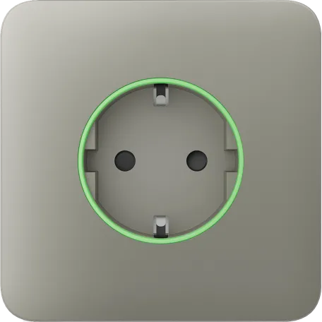 Передня панель для вбудованої розетки Ajax SoloCover (smart) Olive (60026.164.OL)