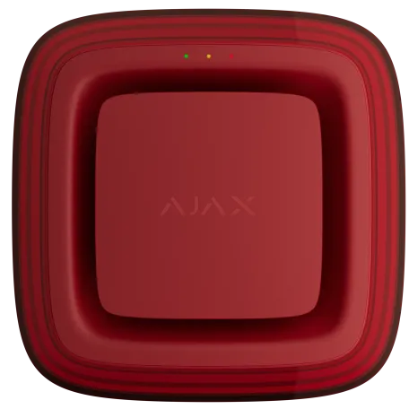 Беспроводной адресный пожарный оповещатель светозвуковой Ajax EN54 FireProtect (Sounder/VAD) Jeweller Red (118601.279.RD1)