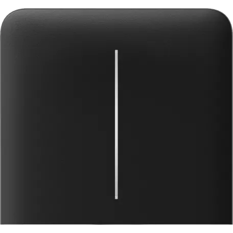 Бічна кнопка для двоклавішного вимикача Ajax SideButton (2-gang) vertical Black (83435.143.BL)