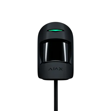 Дротовий датчик руху Ajax Superior MotionProtect Fibra Black (44404.09.BL1)
