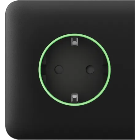 Бічна панель для вбудованої розетки Ajax SideCover (smart) Black (52807.163.BL)