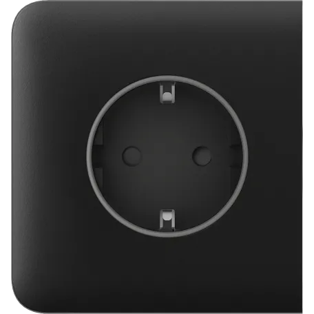 Бічна панель для вбудованої розетки Ajax SideCover (basic) Black (89072.163.BL)